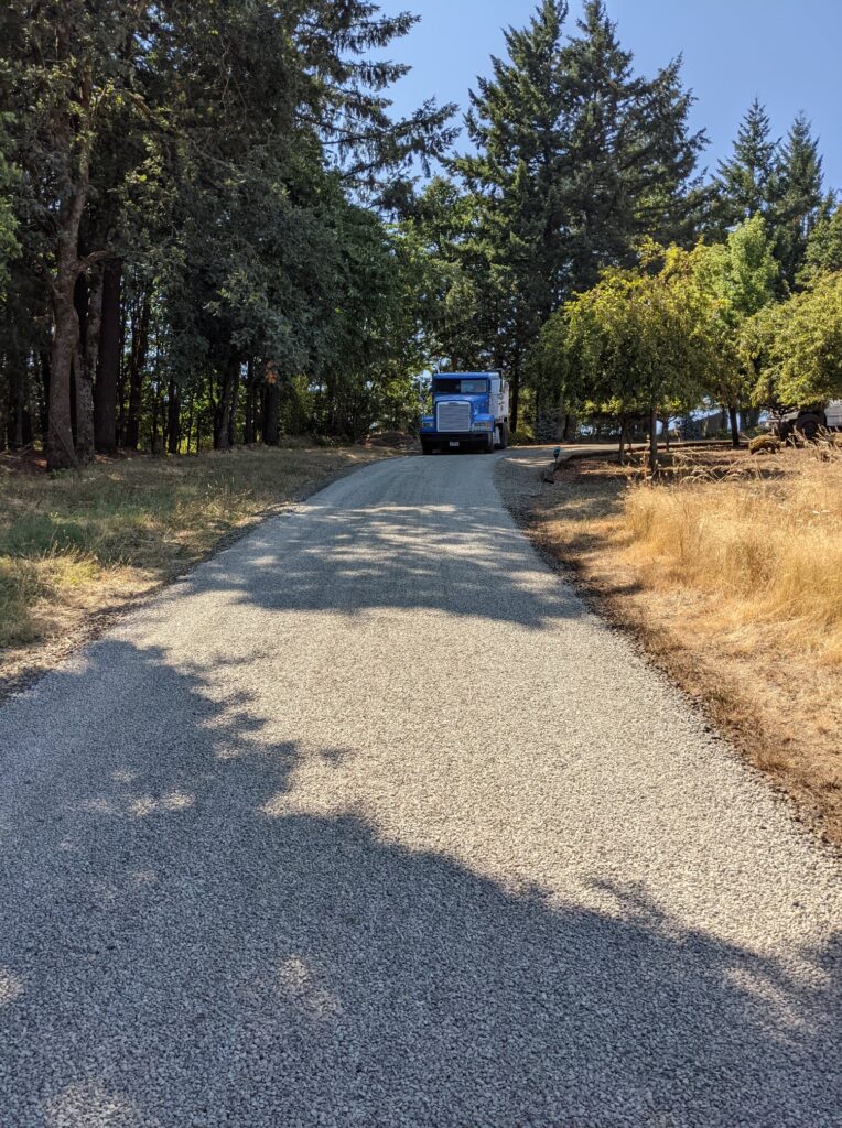 Chip Seal Contractor Stayton Oregon - Farm Roads, Parking Lots, Large Driveways, Shared Lanes, Phone Quotes Available (503) 575-9981